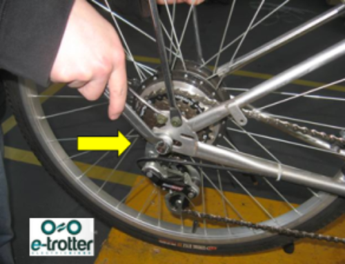 Como extraer la rueda trasera de tu bici eléctrica (con freno V-brake)