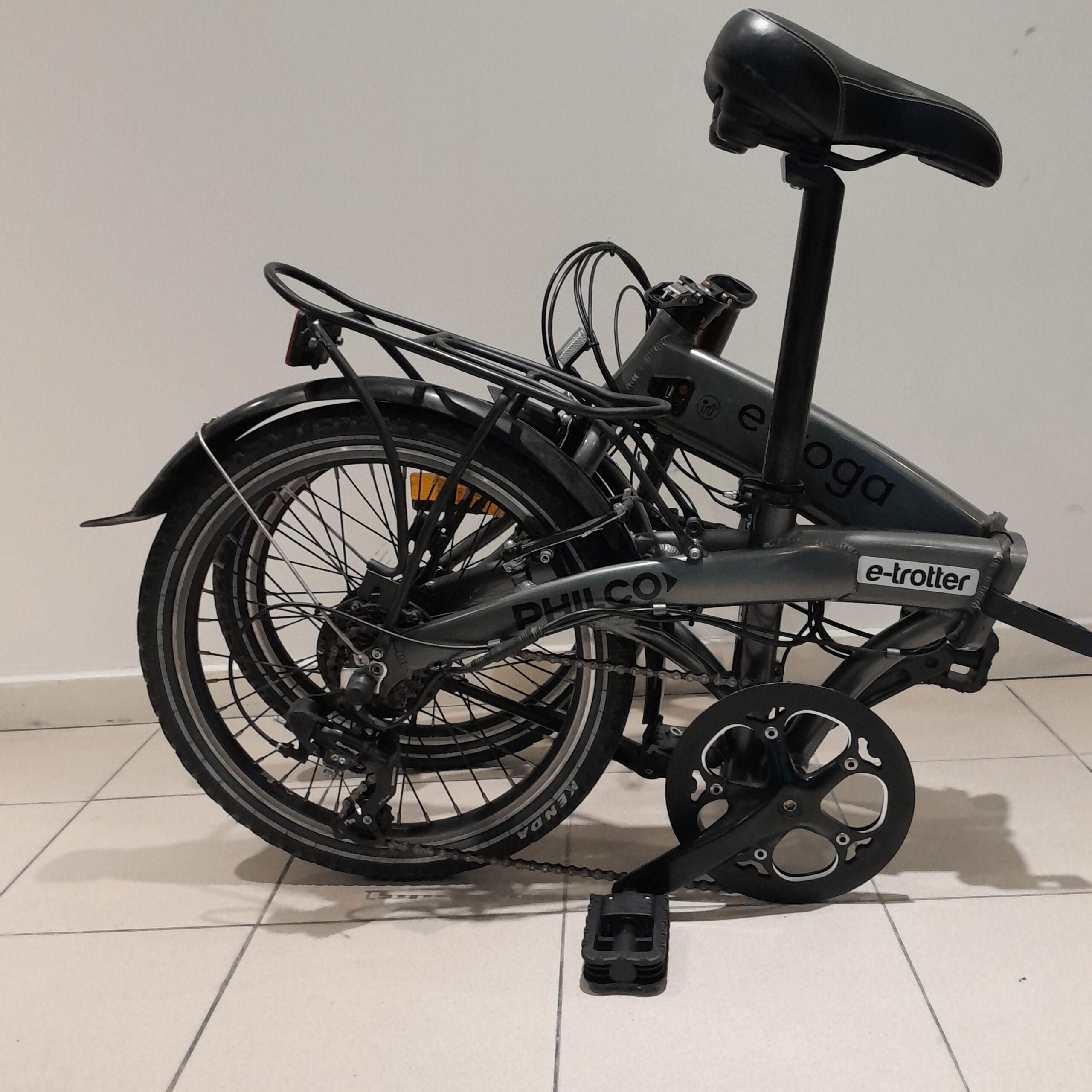 Bicicleta Eléctrica Plegable Usada – Philco e-trotter e-Yoga, Batería al 94% (Curva Real)<BR><B>PRECIO EFECTIVO $920.000.-</B> - Imagen 4