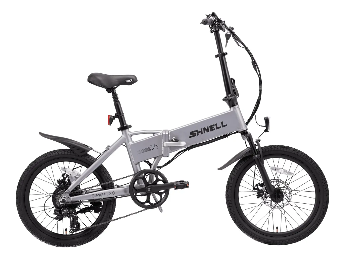 Bicicleta Eléctrica SHNELL E-PATH 2.0 | 250W – 36V 10.5Ah – GPS • Suspensión • Rodado 20" - Imagen 10