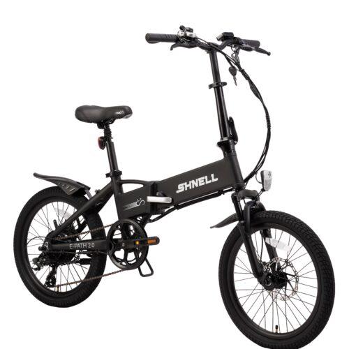 Bicicleta Eléctrica SHNELL E-PATH 2.0 | 250W – 36V 10.5Ah – GPS • Suspensión • Rodado 20"