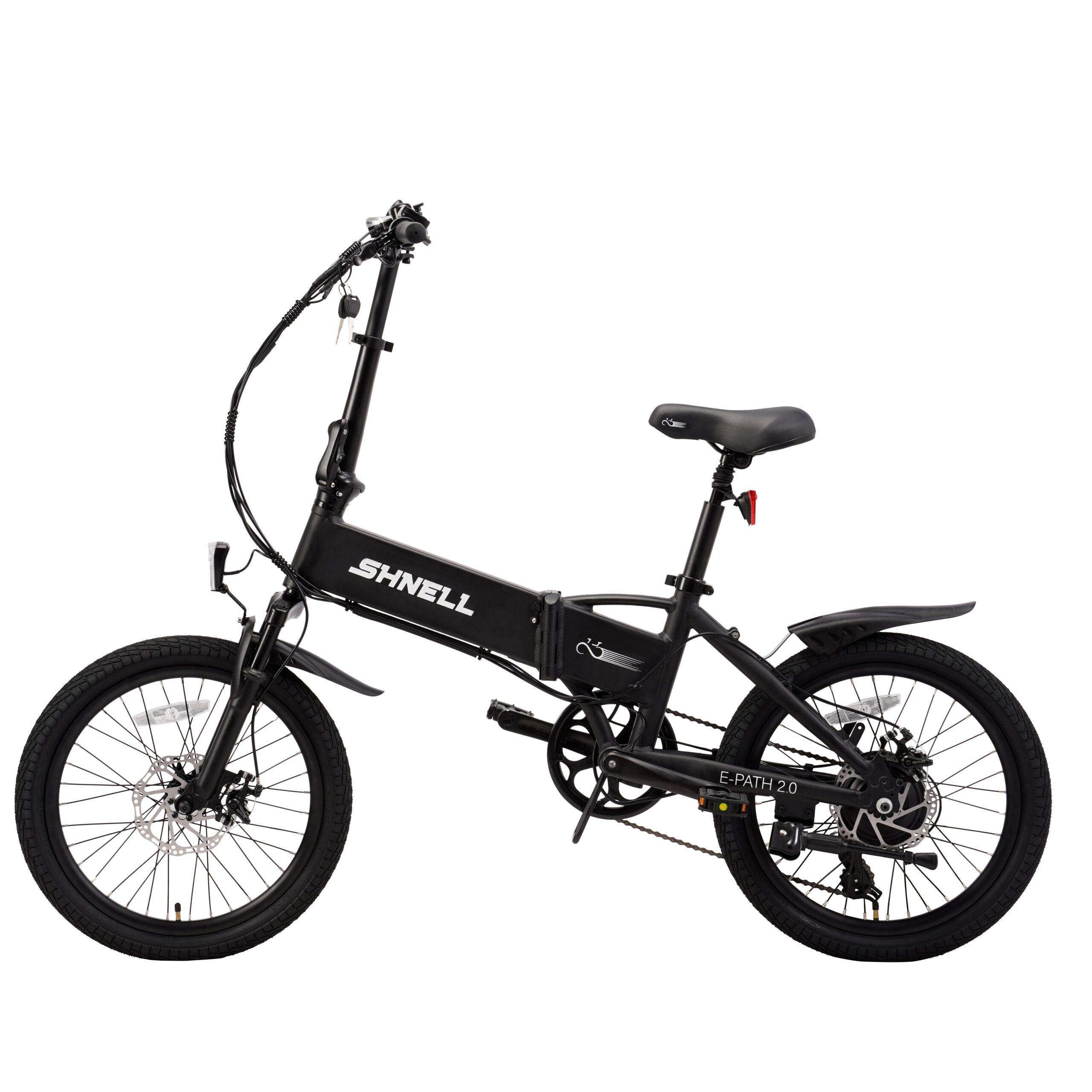 Bicicleta Eléctrica SHNELL E-PATH 2.0 | 250W – 36V 10.5Ah – GPS • Suspensión • Rodado 20" - Imagen 3