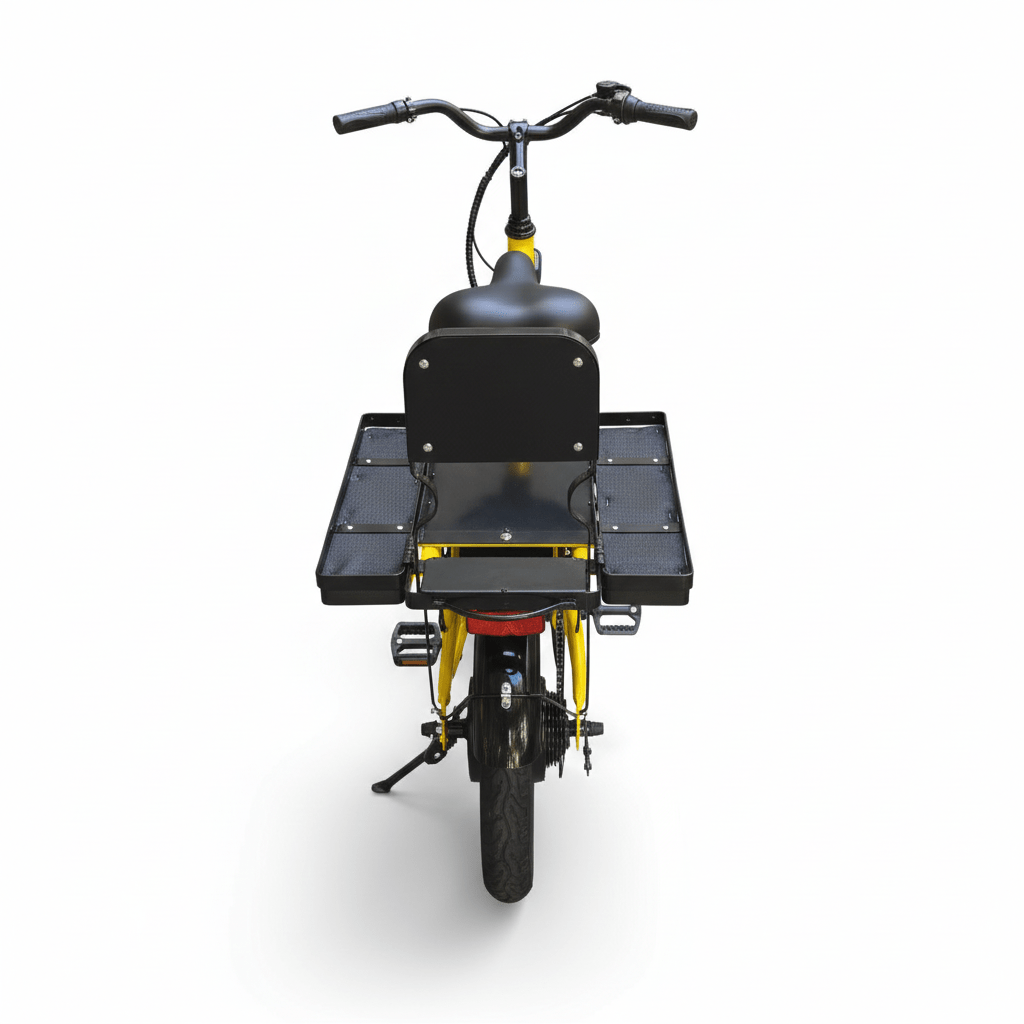 Bicicleta Eléctrica FAST DELIVERY – Motor 350W, Batería 48V 15.6Ah, Rodado 20x3.0 + CASCO de Seguridad - Imagen 4