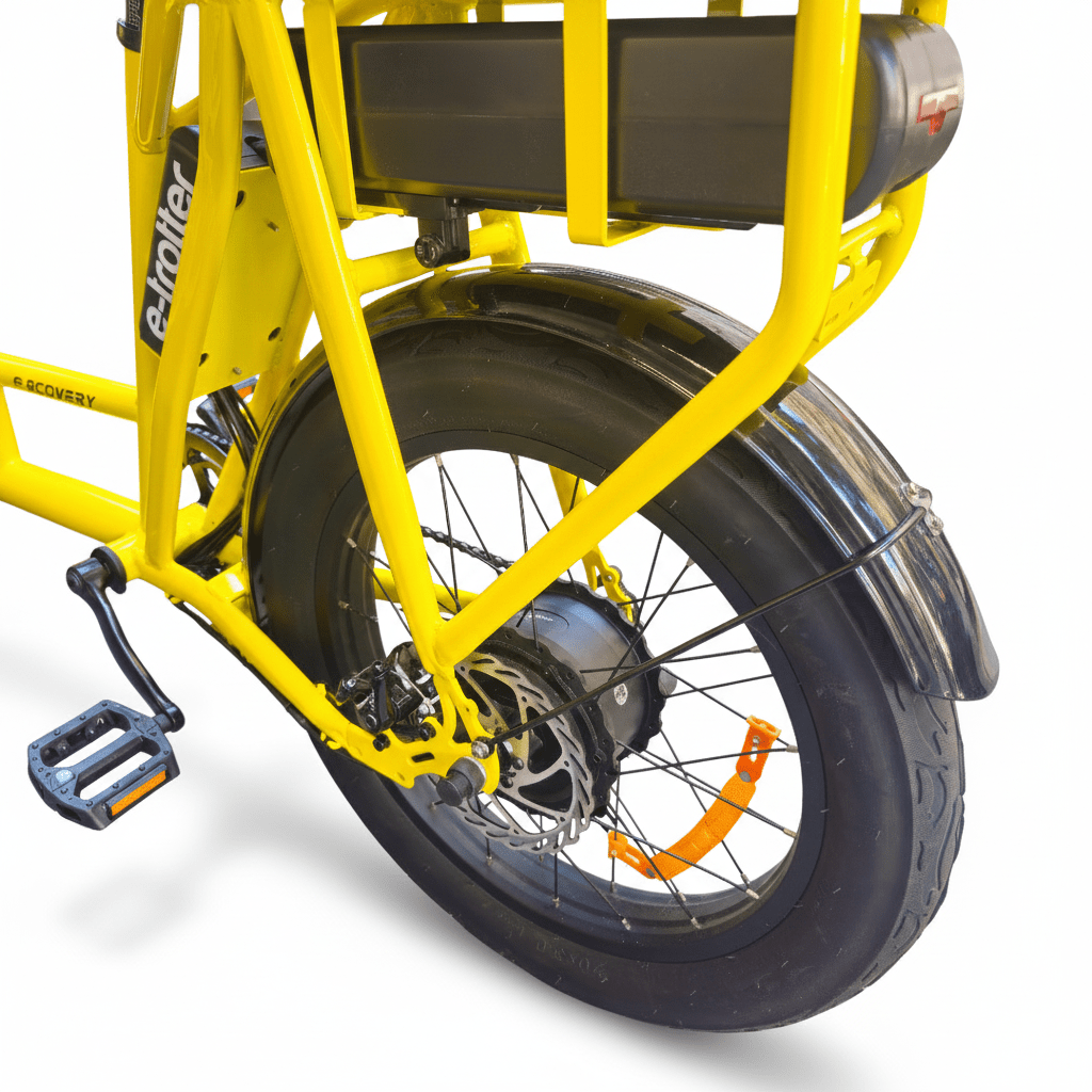 Bicicleta Eléctrica FAST DELIVERY – Motor 350W, Batería 48V 15.6Ah, Rodado 20x3.0 + CASCO de Seguridad - Imagen 6